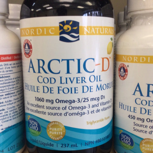 Arctic cod liver oil plus vit D